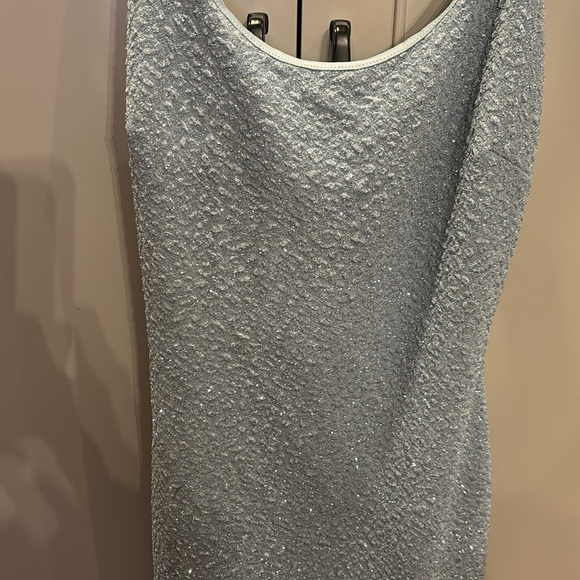 NWT windsor Seafoam blue sparkly dress! Holiday! - Picture 2 of 7